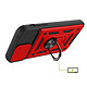 Avis Mayaxess Coque Anneau pour iPhone SE 2022 / SE 2020 / 8 / 7 avec Cache Caméra Coulissant et Bague Magnétique Rouge / Noir