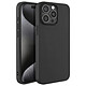 Mayaxess Coque pour iPhone 15 Pro Max en Silicone Souple avec Protection Sobre Antichoc Noir Coque pour iPhone 15 Pro Max moulée au millimètre pour épouser délicatement le châssis et valoriser le design