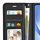 Mayaxess Etui Portefeuille pour Galaxy A34 5G avec Dragonne et Support Vidéo Noir pas cher