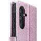 Acheter Mayaxess Étui Portefeuille pour Galaxy A37 Protection Anti-RFID avec Coque Détachable Rose champagne