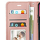 Mayaxess Étui Portefeuille pour iPhone 13 avec Dragonne et Support Vidéo Rose gold pas cher