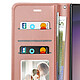 Mayaxess Étui Portefeuille pour Samsung Galaxy S23 Ultra avec Dragonne et Support Vidéo Rose gold pas cher
