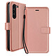 Mayaxess Étui Portefeuille pour Samsung Galaxy S23 avec Dragonne et Support Vidéo Rose gold Conçu sur mesure pour le Samsung Galaxy S23, cet étui offre une protection intégrale à 360° contre les chocs et les rayures du quotidien grâce à sa coque interne souple.