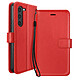 Mayaxess Étui Portefeuille pour Samsung Galaxy S23 avec Dragonne et Support Vidéo Rouge Conçu sur mesure pour le Samsung Galaxy S23, cet étui offre une protection intégrale à 360° contre les chocs et les rayures du quotidien grâce à sa coque interne souple.