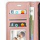 Mayaxess Etui Portefeuille pour iPhone 11 avec Dragonne et Support Vidéo Rose gold pas cher