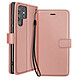 Mayaxess Étui Portefeuille pour Samsung Galaxy S23 Ultra avec Dragonne et Support Vidéo Rose gold Conçu sur mesure pour le Samsung Galaxy S23 Ultra, cet étui offre une protection intégrale à 360° contre les chocs et les rayures du quotidien grâce à sa coque interne s