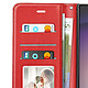 Mayaxess Etui Portefeuille pour Samsung Galaxy S23 Ultra avec Dragonne et Support Vidéo Rouge pas cher