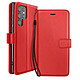 Mayaxess Etui Portefeuille pour Samsung Galaxy S23 Ultra avec Dragonne et Support Vidéo Rouge Conçu sur mesure pour le Samsung Galaxy S23 Ultra, cet étui offre une protection intégrale à 360° contre les chocs et les rayures du quotidien grâce à sa coque interne s