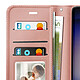 Mayaxess Étui Portefeuille pour Samsung Galaxy S23 avec Dragonne et Support Vidéo Rose gold pas cher
