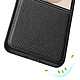 Acheter Avizar Coque pour Galaxy Z Flip 8 Pliable Effet Cuir Grainé avec Caméra Surélevé