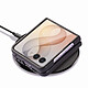 Avis Avizar Coque pour Galaxy Z Flip 8 Effet Cuir Carbone avec Bords Surélevés