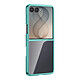 Avizar Coque pour Galaxy Z Flip 8 Articulée avec Ancrage et Contour Chromé - Conçue spécifiquement pour le Samsung Galaxy Z Flip 8, cette coque rigide articulée épouse parfaitement la structure pliable de votre smartphone sans gêner son ouverture.