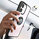 Avizar Coque pour Oppo A6 / A6x avec Anneau Magnétique Finition Givrée pas cher