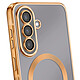 Avis Avizar Coque pour Galaxy A57 MagSafe Souple Antichocs avec Contour Chromé