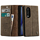 CaseMe Étui pour Galaxy Z Fold 8 en Cuir Grainé Anti-RFID avec Porte-cartes et Support Marron Cet étui spécialement conçu pour le Samsung Galaxy Z Fold 8 protège efficacement l'intégralité de votre smartphone contre les chocs et les rayures du quotidien.