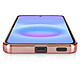 Acheter Avizar Coque pour Galaxy A57 MagSafe Souple Antichocs avec Contour Chromé