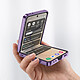 Avis Avizar Coque pour Galaxy Z Flip 8 Articulée avec Ancrage et Contour Chromé