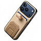 Avis Avizar Coque pour iPhone 17 Pro Effet Tissu avec Support et Porte-Cartes