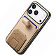 Avis Avizar Coque pour iPhone 17 Pro Max Effet Tissu avec Support et Porte-Cartes