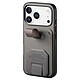 Avizar Coque pour iPhone 17 Pro Max Effet Tissu avec Support et Porte-Cartes Conception sur-mesure spécialement élaborée pour votre iPhone 17 Pro Max, assurant un ajustement parfait tout en préservant un accès direct à tous les boutons et ports.