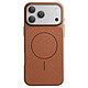Avizar Coque MagSafe pour iPhone 17 Pro Bi-Matière Antichoc Texture Cuir - Coque sur mesure conçue spécialement pour l'iPhone 17 Pro, épousant parfaitement son design avec des découpes précises pour tous les ports et les boutons redessinés.