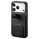Avizar Coque pour iPhone 17 Pro Max Effet Tissu avec Support et Porte-Cartes - Conception sur-mesure spécialement élaborée pour votre iPhone 17 Pro Max, assurant un ajustement parfait tout en préservant un accès direct à tous les boutons et ports.