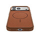 Acheter Avizar Coque MagSafe pour iPhone 17 Pro Max Bi-Matière Antichoc Texture Cuir