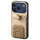 Avizar Coque pour iPhone 17 Pro Effet Tissu avec Support et Porte-Cartes Conception sur-mesure spécialement élaborée pour votre iPhone 17 Pro, assurant un ajustement parfait tout en préservant un accès direct à tous les boutons et ports.