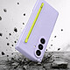 Acheter Coque pour Galaxy Z Fold 8 Ultra Intégrale 360° Finition Mat avec Stylet Violet