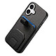 Avis Avizar Coque pour iPhone 17 Effet Tissu avec Support et Porte-Cartes