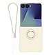 Avizar Coque pour Galaxy Z Flip8 Soft-Touch avec Bague de Support et Dragonne - Conception sur mesure spécifiquement adaptée au Samsung Galaxy Z Flip8, assurant une protection optimale de votre smartphone contre les chocs et les rayures du quotidien.