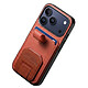 Avis Avizar Coque pour iPhone 17 Pro Effet Tissu avec Support et Porte-Cartes