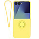 Avizar Coque pour Galaxy Z Flip8 Soft-Touch avec Bague de Support et Dragonne Conception sur mesure spécifiquement adaptée au Samsung Galaxy Z Flip8, assurant une protection optimale de votre smartphone contre les chocs et les rayures du quotidien.