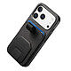 Avis Avizar Coque pour iPhone 17 Pro Max Effet Tissu avec Support et Porte-Cartes