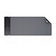 Partel Tapis de Bureau et Souris Réversible avec Station de Charge Induction 3 en 1 Gris Ce tapis de bureau intègre un chargeur sans fil 3-en-1 compatible avec les smartphones à induction (jusqu'à 15W), les écouteurs sans fil (5W) et les montres connectées (