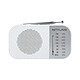 Avis Muse Radio Portable de Poche Analogique FM / MW Muse M-025RW avec Haut-Parleur Blanc