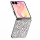 Avizar Coque pour Samsung Galaxy Z Flip 8 Pailletée avec Contour Chromé - Conçue sur mesure pour le Samsung Galaxy Z Flip 8, cette coque assure une protection optimale contre les chocs et les rayures sans entraver le fonctionnement du smartpho
