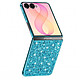 Avizar Coque pour Samsung Galaxy Z Flip 8 Pailletée avec Contour Chromé - Conçue sur mesure pour le Samsung Galaxy Z Flip 8, cette coque assure une protection optimale contre les chocs et les rayures sans entraver le fonctionnement du smartpho