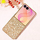 Avis Avizar Coque pour Samsung Galaxy Z Flip 8 Pailletée avec Contour Chromé