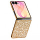 Avizar Coque pour Samsung Galaxy Z Flip 8 Pailletée avec Contour Chromé Conçue sur mesure pour le Samsung Galaxy Z Flip 8, cette coque assure une protection optimale contre les chocs et les rayures sans entraver le fonctionnement du smartpho