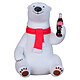 Coca-Cola - Figurine Minix Polar Bear 12 cm Figurine Minix Coca-Cola Polar Bear 12 cm.