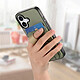 Avizar Coque pour iPhone 17 Effet Tissu avec Support et Porte-Cartes pas cher