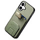 Avis Avizar Coque pour iPhone 17 Effet Tissu avec Support et Porte-Cartes