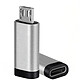 Avizar Adaptateur USB-C vers micro-USB Charge et Synchronisation 2.4A Mini adaptateur USB Type C Femelle vers Micro-USB Mâle