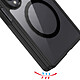 Avis Dux Ducis Coque MagSafe pour Samsung Galaxy Z Fold 8 Série Aimo Antichoc Noir / Transparent