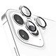 Zanaé Protection Caméra pour iPhone 12 Pro en Verre Trempé et Aluminium Renforcé Argent Conçue spécifiquement pour Apple iPhone 12 Pro, cette protection caméra s'ajuste parfaitement aux lentilles de votre appareil pour une couverture sur mesure.