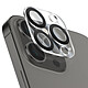 Zanaé Protection Caméra pour iPhone 13 Pro / 13 Pro Max en Verre Trempé et Aluminium Transparent - Conçue spécifiquement pour Apple iPhone 13 Pro / 13 Pro Max, cette protection caméra s'ajuste parfaitement aux lentilles de votre appareil pour une couverture sur mesure.