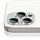 Acheter Zanaé Protection Caméra pour iPhone 13 Pro / 13 Pro Max en Verre Trempé et Aluminium Argent
