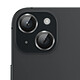 Zanaé Protection Caméra pour iPhone 15 / 15 Plus en Verre Trempé et Aluminium Renforcé Noir pas cher