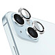 Zanaé Protection Caméra pour iPhone 15 / 15 Plus en Verre Trempé et Aluminium Renforcé Argent Conçue spécifiquement pour Apple iPhone 15 / 15 Plus, cette protection caméra s'ajuste parfaitement aux lentilles de votre appareil pour une couverture sur mesure.